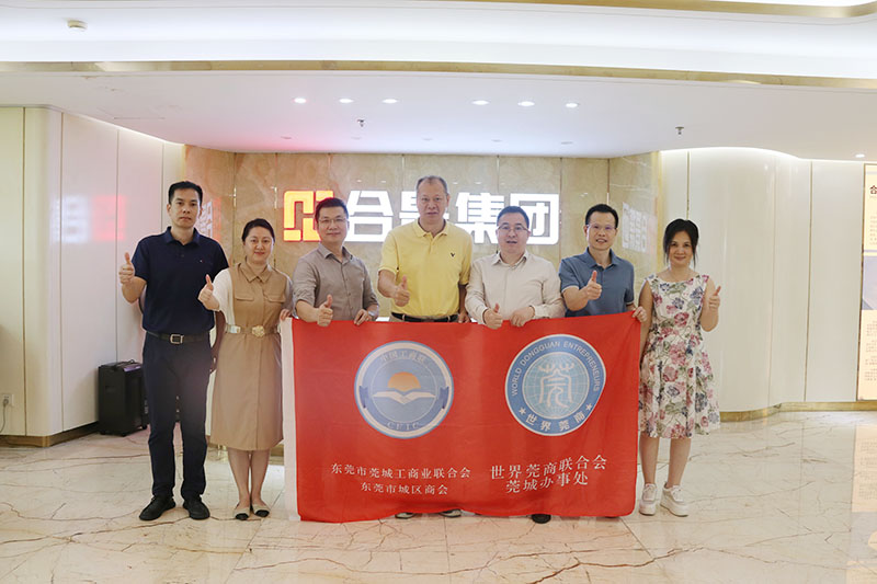 莞城街道領(lǐng)導(dǎo)蕭健峰一行走訪合景建設(shè)集團，共謀企業(yè)發(fā)展新篇章